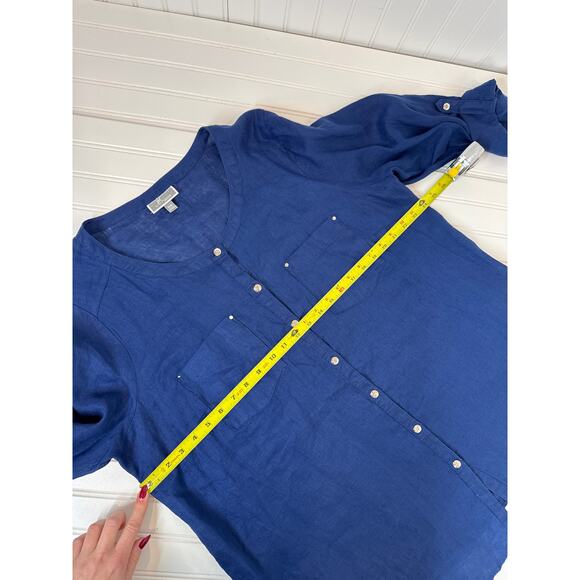 NWT JM Collection Linen Shirt & Mossimo Pink Colorblocked Sheath Dress Bundle 18 - Picture 7 of 11